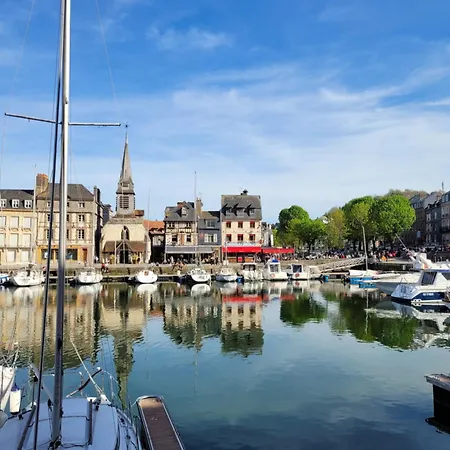 Daire -coeur Historique -my Little Garden - Parking Gratuit 500m -la Clef De Honfleur