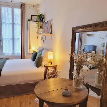 Apartman -coeur Historique -my Little Garden - Parking Gratuit 500m -la Clef De